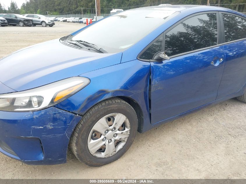 2018 Kia Forte Lx VIN: 3KPFK4A7XJE280171 Lot: 39505689