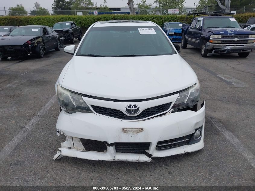 2013 Toyota Camry Se VIN: 4T1BF1FKXDU664841 Lot: 39505703