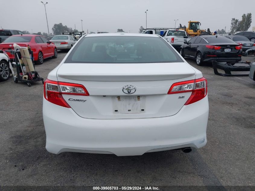 2013 Toyota Camry Se VIN: 4T1BF1FKXDU664841 Lot: 39505703