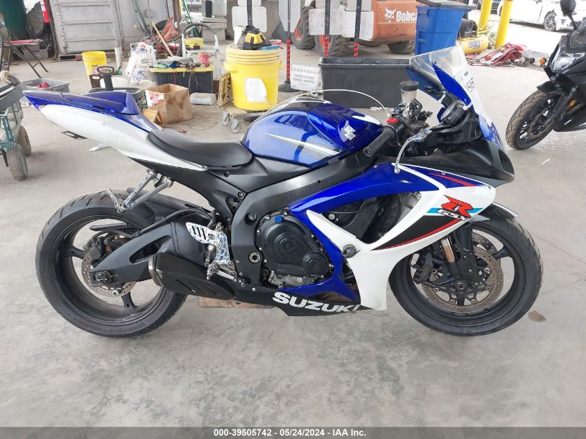 2007 Suzuki Gsx-R750 VIN: JS1GR7KAX72108069 Lot: 39505742