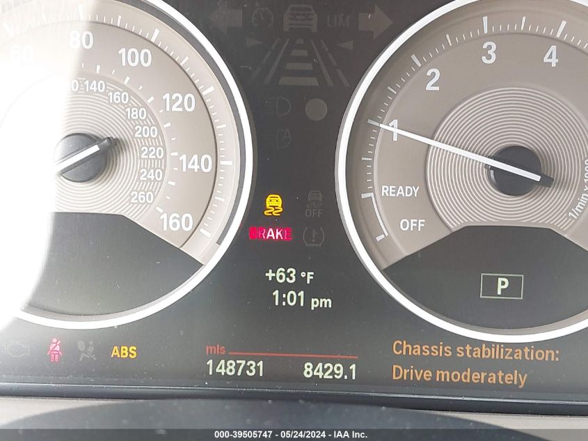 2012 BMW 328I VIN: WBA3A5C52CFJ88775 Lot: 39505747