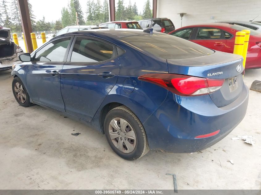 2016 Hyundai Elantra Se/Sport/Limited VIN: 5NPDH4AE4GH767665 Lot: 39505749