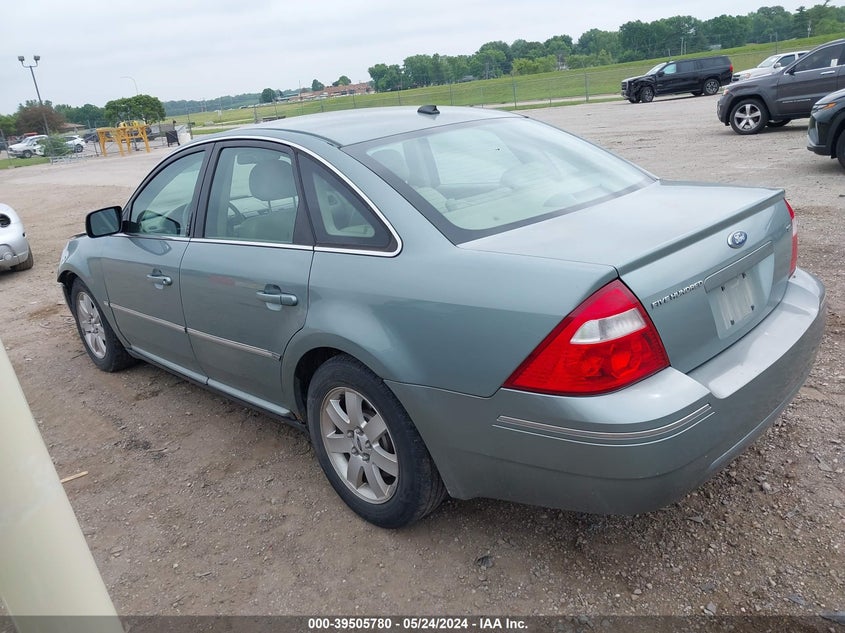 2007 Ford Five Hundred Sel VIN: 1FAHP24157G161206 Lot: 39505780