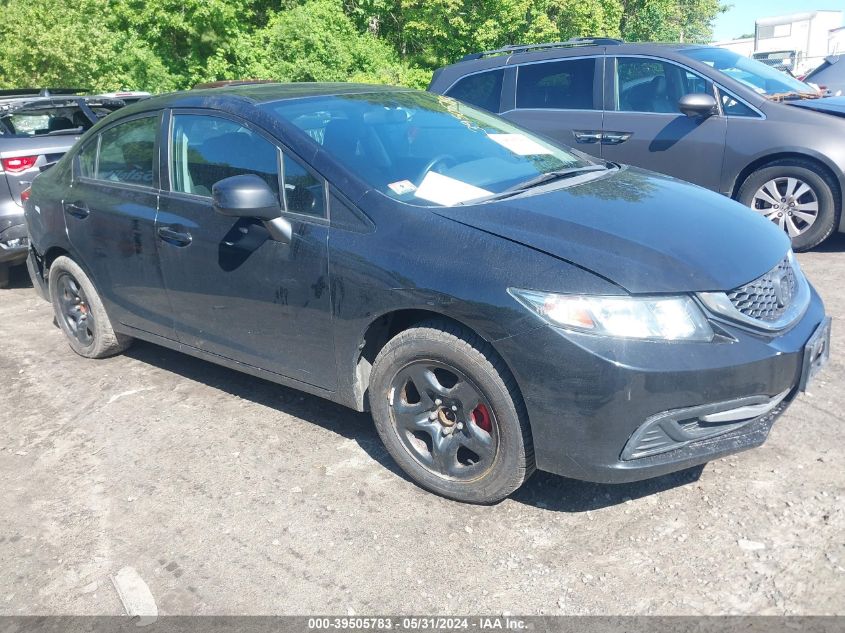 2013 Honda Civic Lx VIN: 2HGFB2F52DH525101 Lot: 39505783