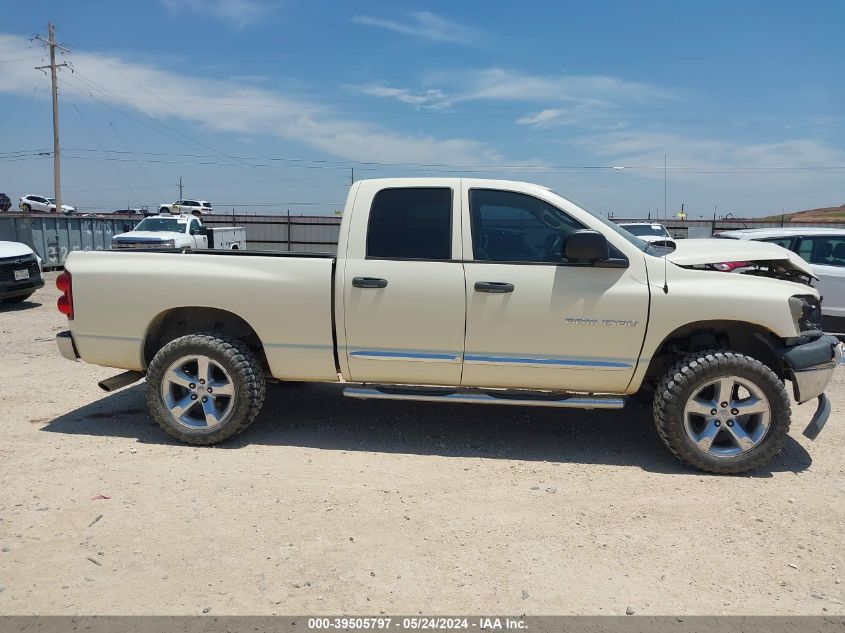 2007 Dodge Ram 1500 Slt/Trx4 Off Road/Sport VIN: 1D7HU18P37J613884 Lot: 39505797