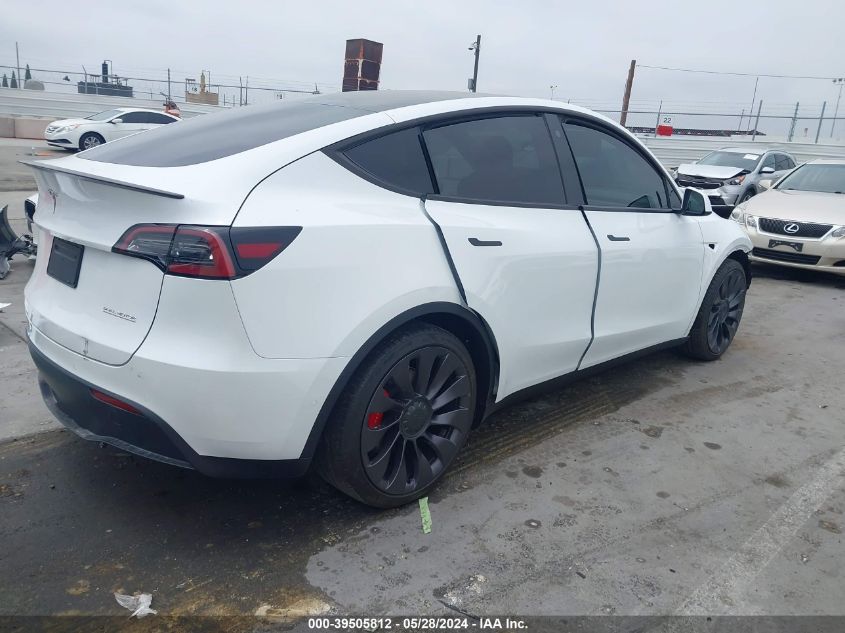 2021 Tesla Model Y Performance Dual Motor All-Wheel Drive VIN: 5YJYGDEF2MF294060 Lot: 39505812