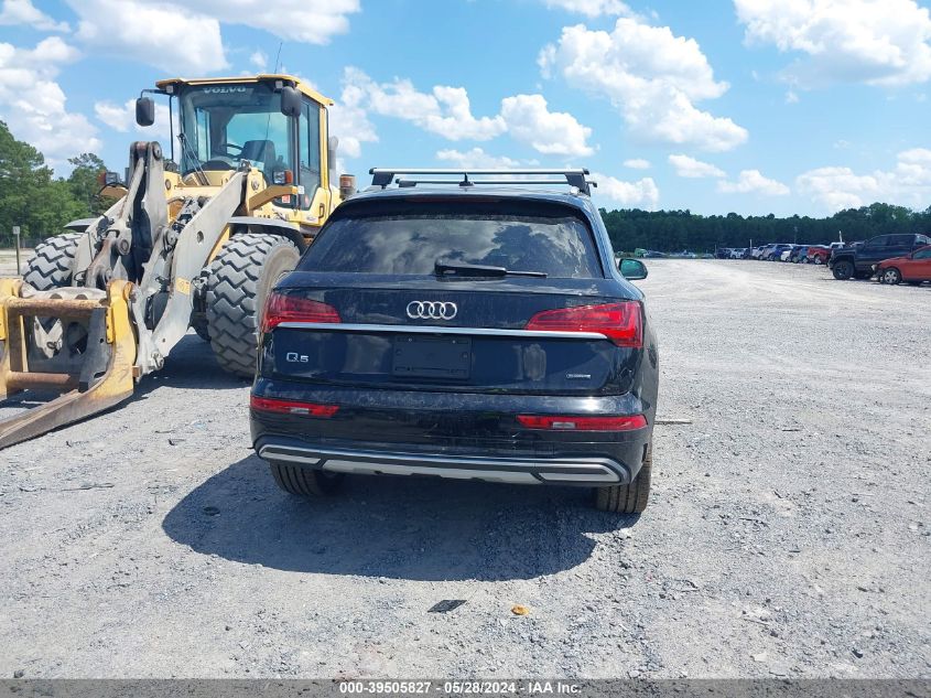 2021 Audi Q5 Premium Plus 45 Tfsi Quattro S Tronic VIN: WA1BAAFY4M2060165 Lot: 39505827