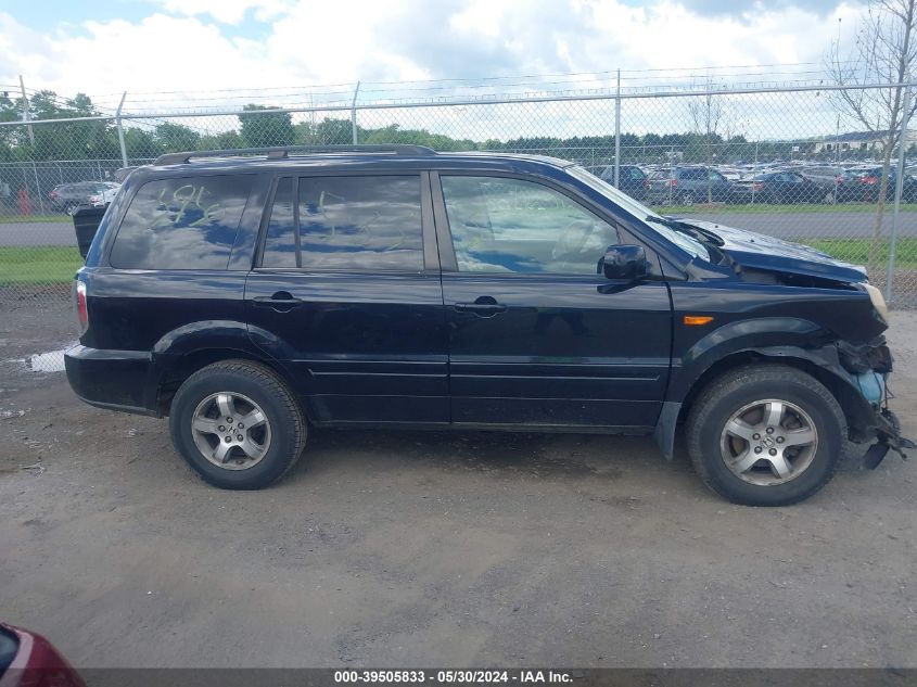 2006 Honda Pilot Ex-L VIN: 5FNYF28526B019883 Lot: 39505833