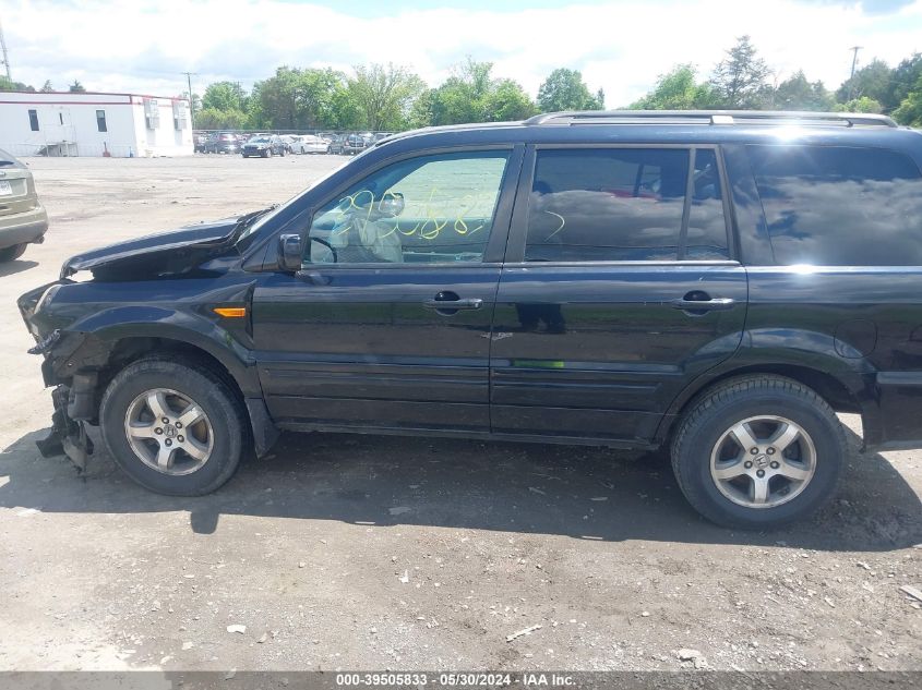 2006 Honda Pilot Ex-L VIN: 5FNYF28526B019883 Lot: 39505833