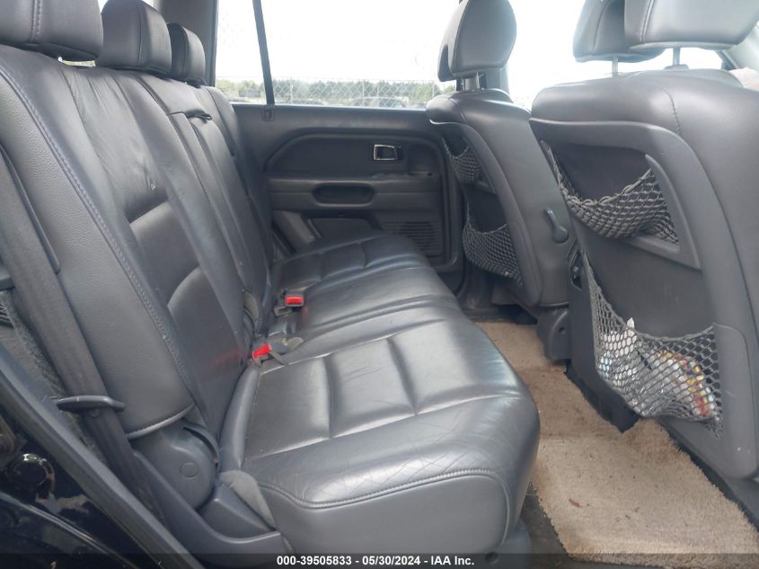 2006 Honda Pilot Ex-L VIN: 5FNYF28526B019883 Lot: 39505833