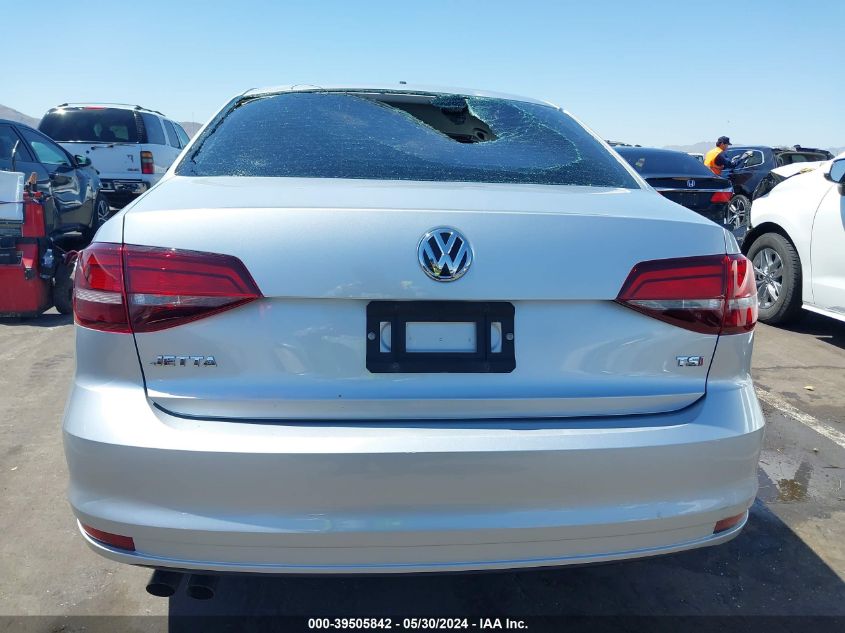 2016 Volkswagen Jetta 1.4T S VIN: 3VW267AJ7GM216536 Lot: 39505842