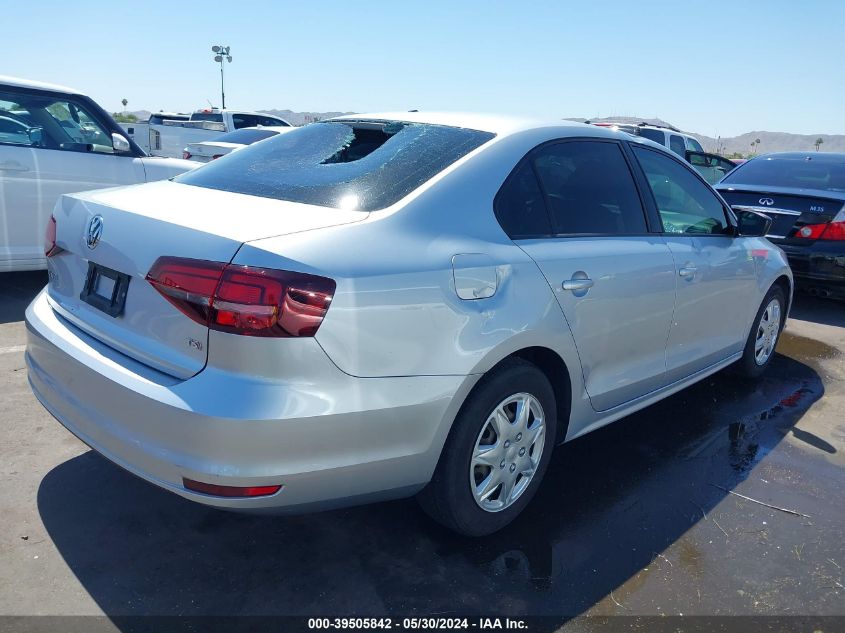 2016 Volkswagen Jetta 1.4T S VIN: 3VW267AJ7GM216536 Lot: 39505842