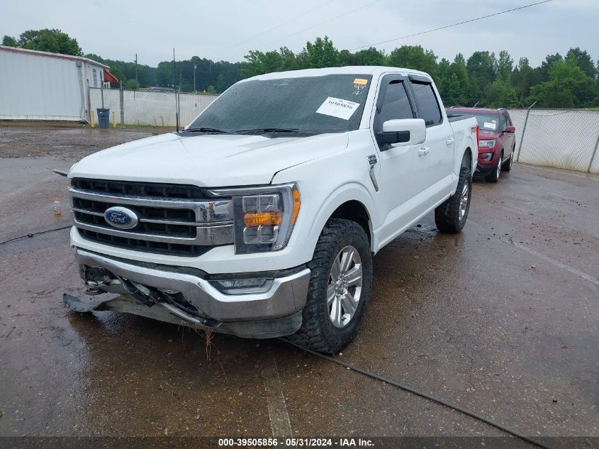 2022 Ford F-150 Lariat VIN: 1FTFW1E54NKF25917 Lot: 39505856