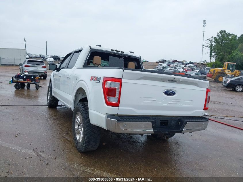 2022 Ford F-150 Lariat VIN: 1FTFW1E54NKF25917 Lot: 39505856