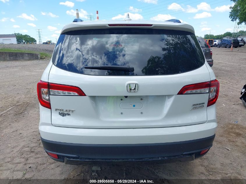 2022 Honda Pilot Awd Special Edition VIN: 5FNYF6H29NB060099 Lot: 39505858