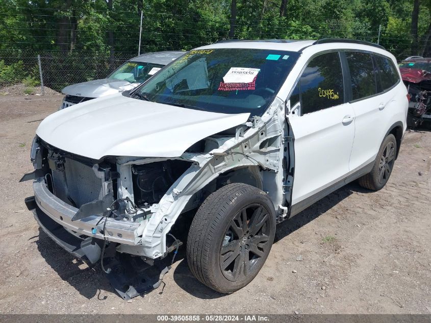 2022 Honda Pilot Awd Special Edition VIN: 5FNYF6H29NB060099 Lot: 39505858