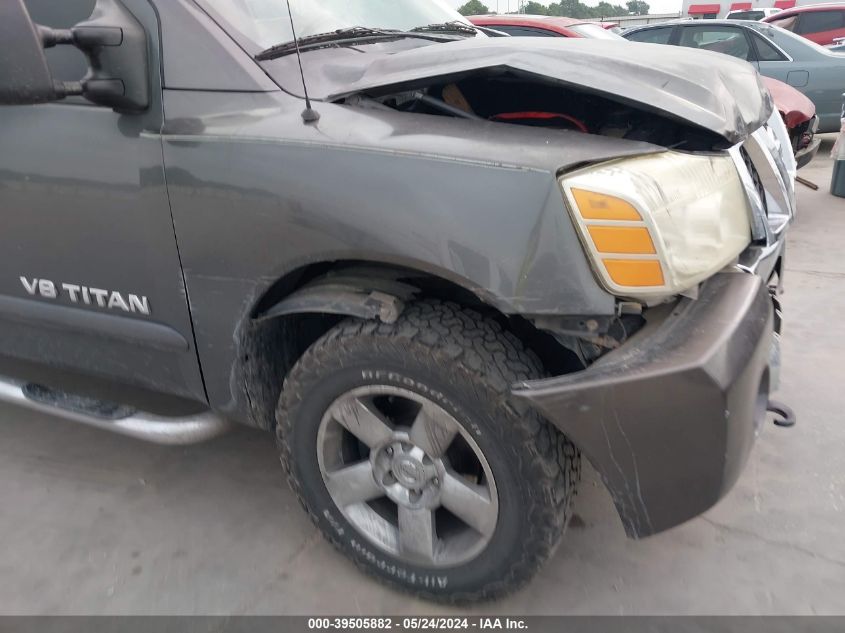 2007 Nissan Titan Se VIN: 1N6BA06A67N219187 Lot: 39505882