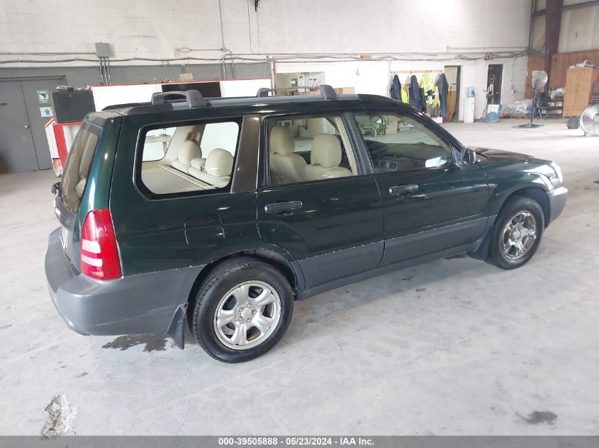 2005 Subaru Forester 2.5X VIN: JF1SG636X5H710061 Lot: 39505888