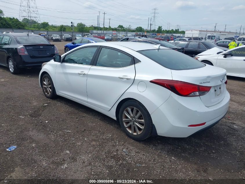 2015 Hyundai Elantra Se VIN: 5NPDH4AE6FH631987 Lot: 39505896