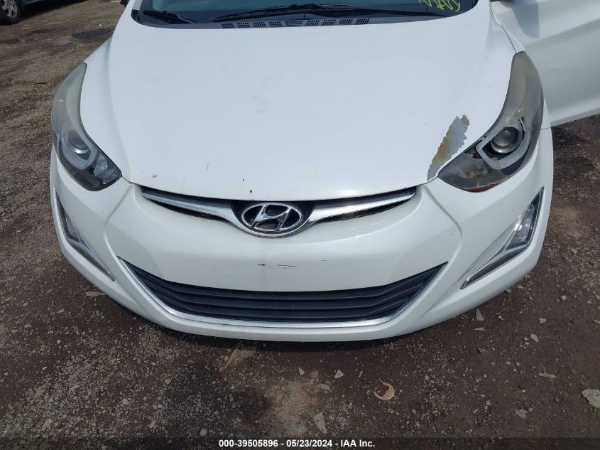 2015 Hyundai Elantra Se VIN: 5NPDH4AE6FH631987 Lot: 39505896