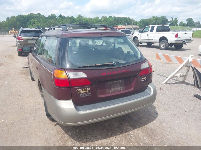 2000 Subaru Outback Limited VIN: 4S3BH686XY7619396 Lot: 39505898