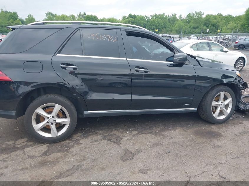 2016 Mercedes-Benz Gle 350 4Matic VIN: 4JGDA5HB0GA806583 Lot: 39505902