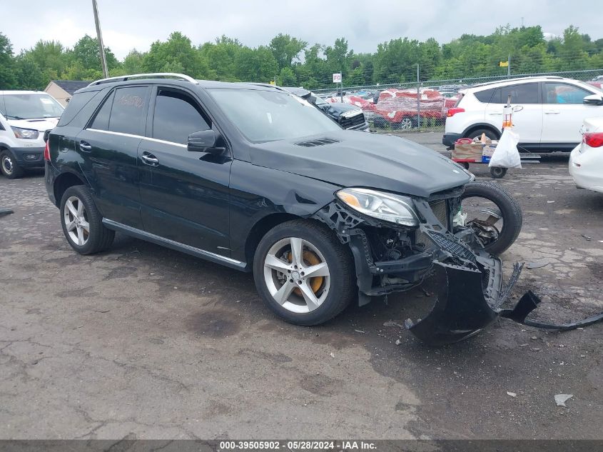 2016 Mercedes-Benz Gle 350 4Matic VIN: 4JGDA5HB0GA806583 Lot: 39505902