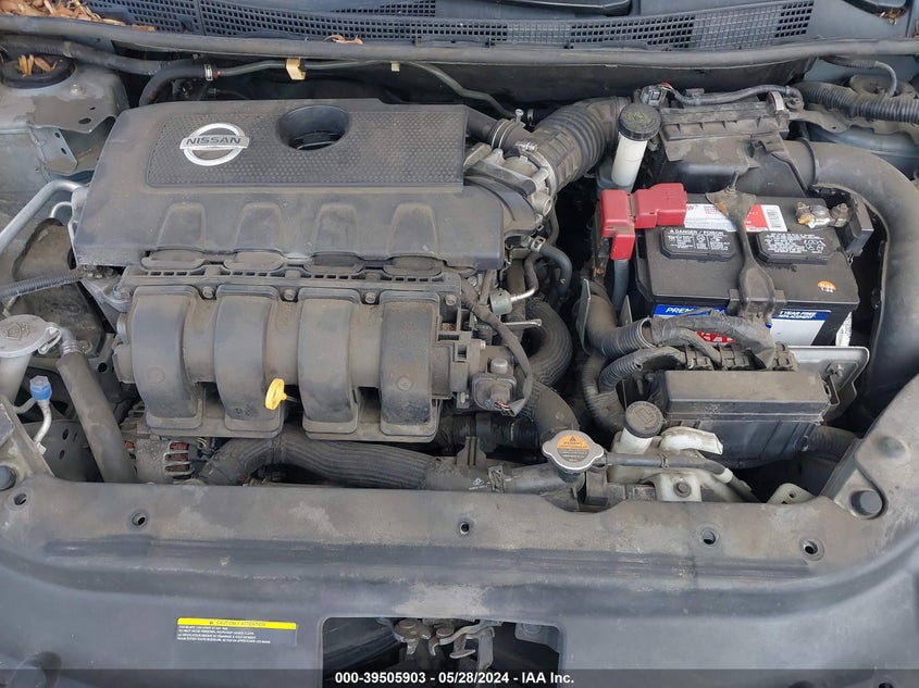 2014 Nissan Sentra Sv VIN: 3N1AB7AP2EL615861 Lot: 39505903