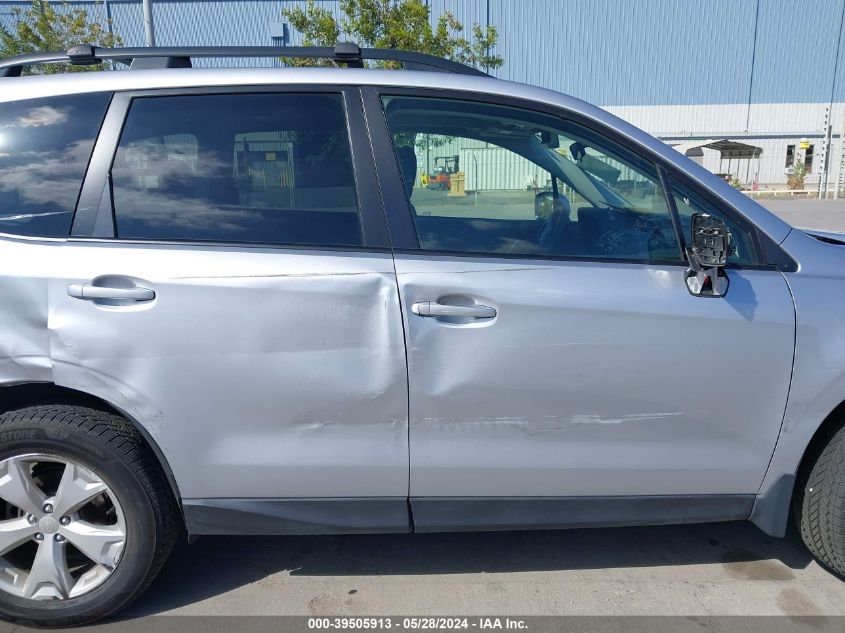 2016 Subaru Forester 2.5I Premium VIN: JF2SJADCXGH494722 Lot: 39505913