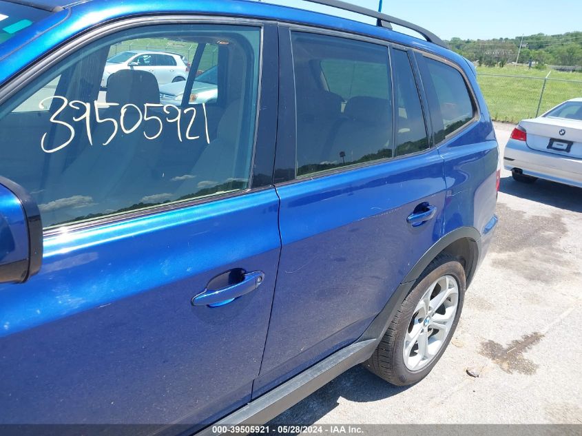 2010 BMW X3 xDrive30I VIN: WBXPC9C43AWJ39789 Lot: 39505921