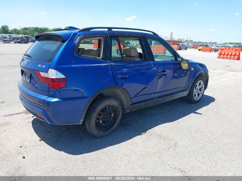 2010 BMW X3 xDrive30I VIN: WBXPC9C43AWJ39789 Lot: 39505921