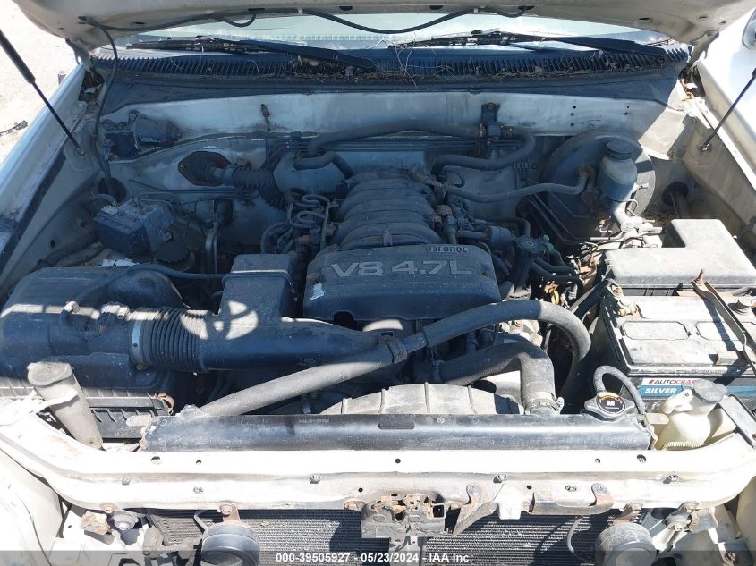 2005 Toyota Tundra Base V8 VIN: 5TBJT32145S471987 Lot: 39505927