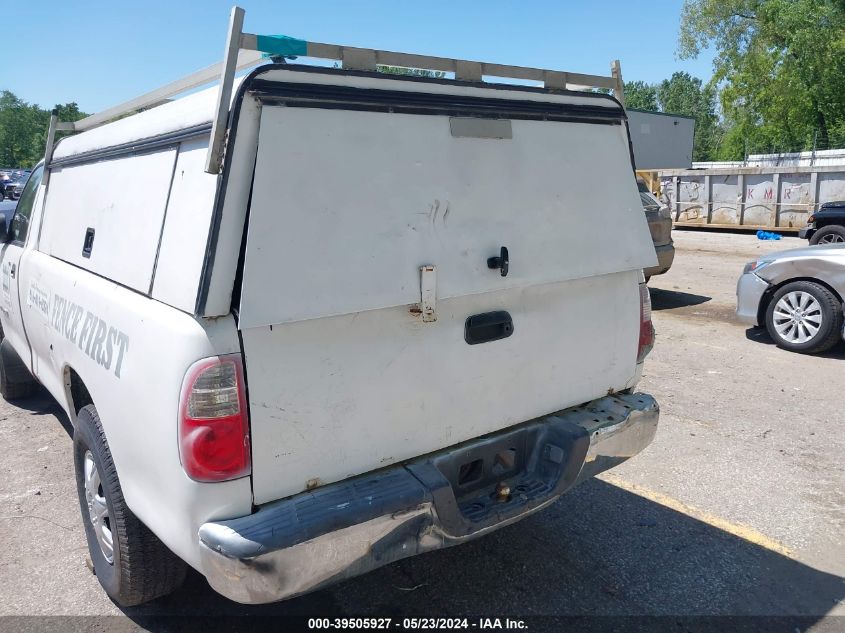 2005 Toyota Tundra Base V8 VIN: 5TBJT32145S471987 Lot: 39505927