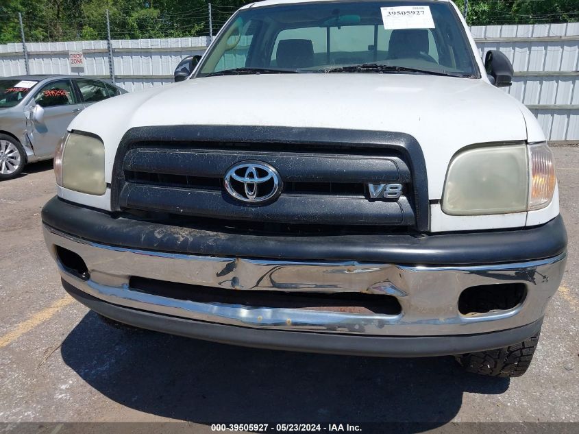 2005 Toyota Tundra Base V8 VIN: 5TBJT32145S471987 Lot: 39505927