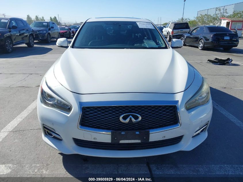 2014 Infiniti Q50 Premium VIN: JN1BV7AP0EM673551 Lot: 39505929