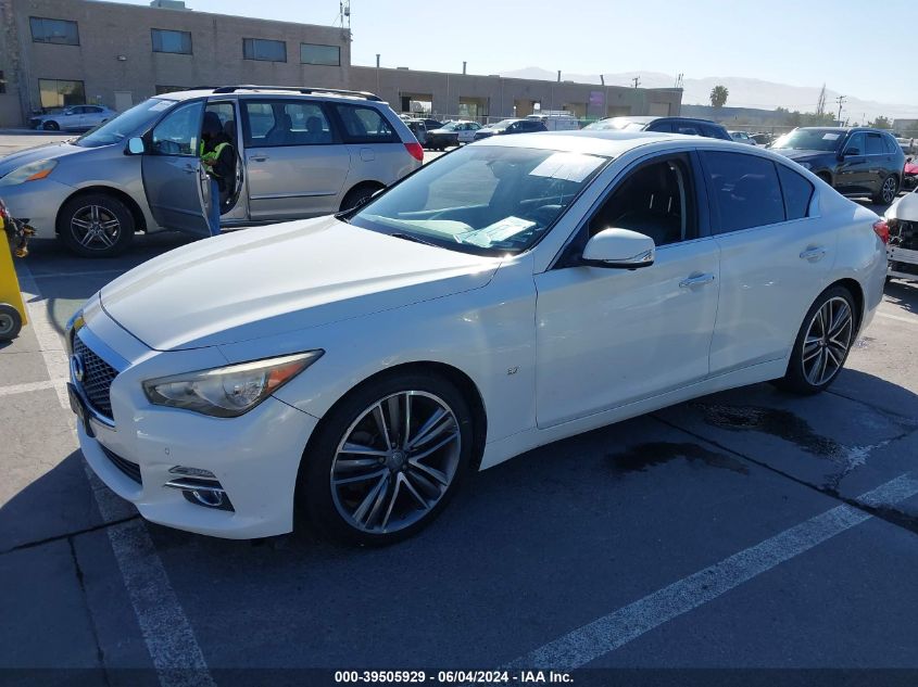 2014 Infiniti Q50 Premium VIN: JN1BV7AP0EM673551 Lot: 39505929