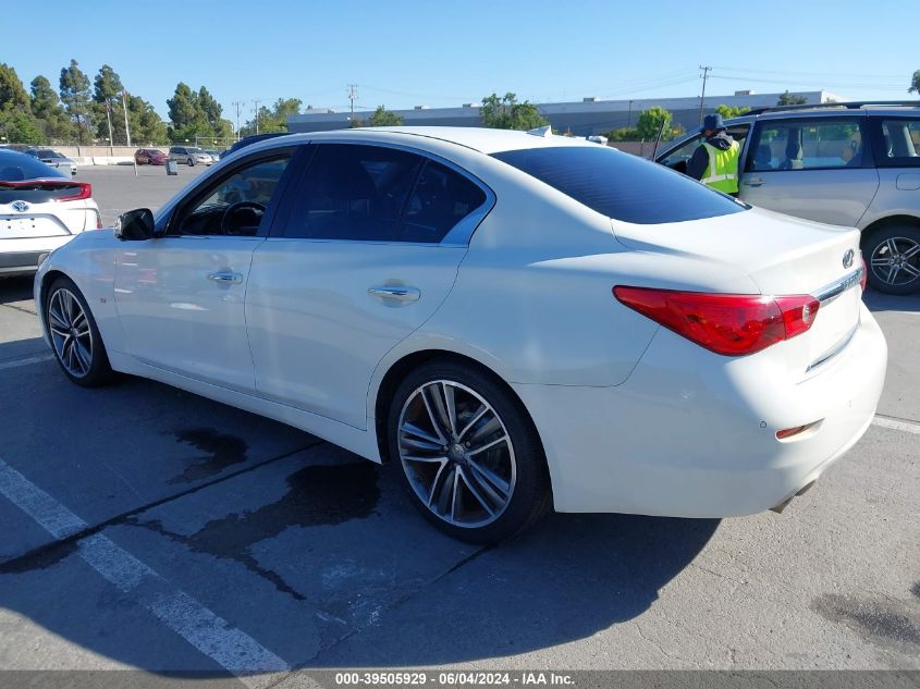 2014 Infiniti Q50 Premium VIN: JN1BV7AP0EM673551 Lot: 39505929