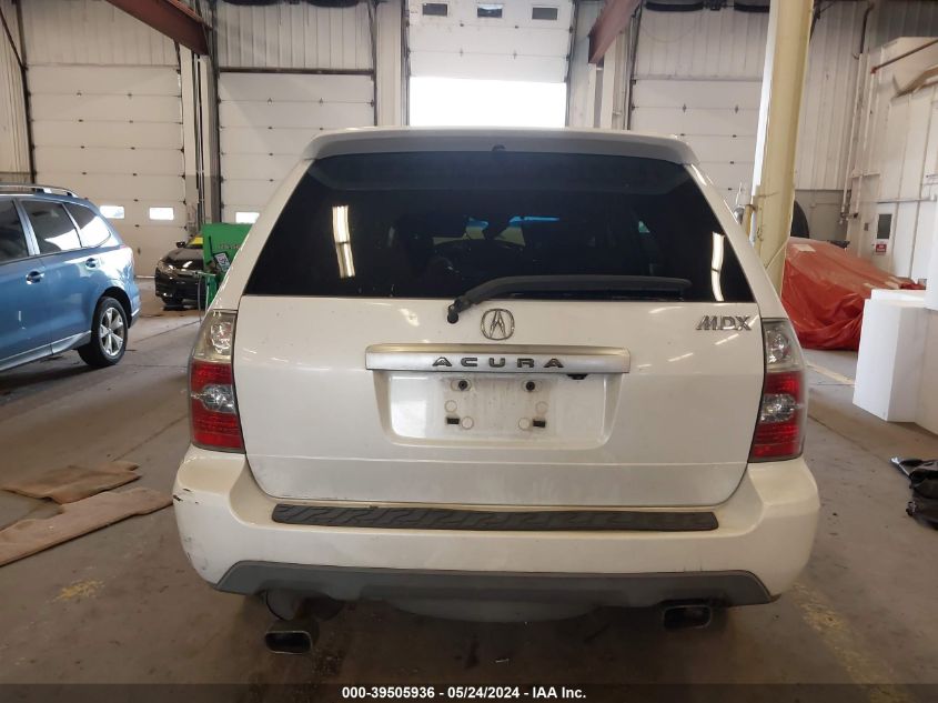 2006 Acura Mdx VIN: 2HNYD18806H513450 Lot: 39505936