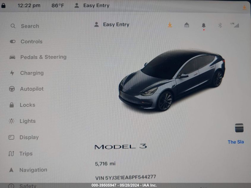 2023 TESLA MODEL 3 REAR-WHEEL DRIVE - 5YJ3E1EA8PF544277