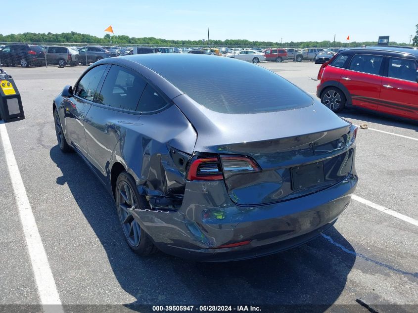 2023 TESLA MODEL 3 REAR-WHEEL DRIVE - 5YJ3E1EA8PF544277