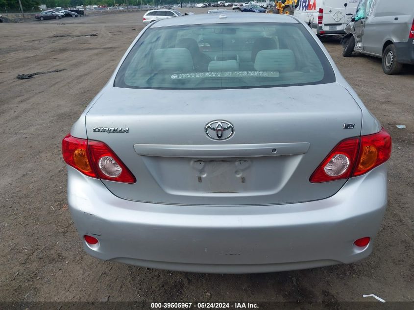 2009 Toyota Corolla Le VIN: JTDBL40EX9J007354 Lot: 39505967