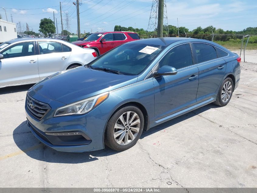 2016 Hyundai Sonata Sport VIN: 5NPE34AF5GH379176 Lot: 39505970