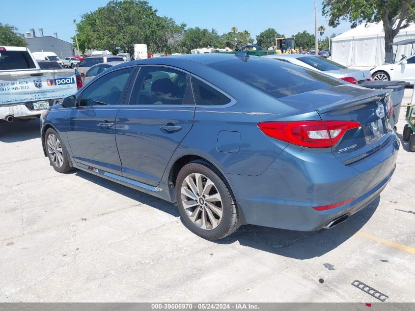 2016 Hyundai Sonata Sport VIN: 5NPE34AF5GH379176 Lot: 39505970