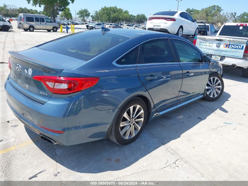 2016 Hyundai Sonata Sport VIN: 5NPE34AF5GH379176 Lot: 39505970