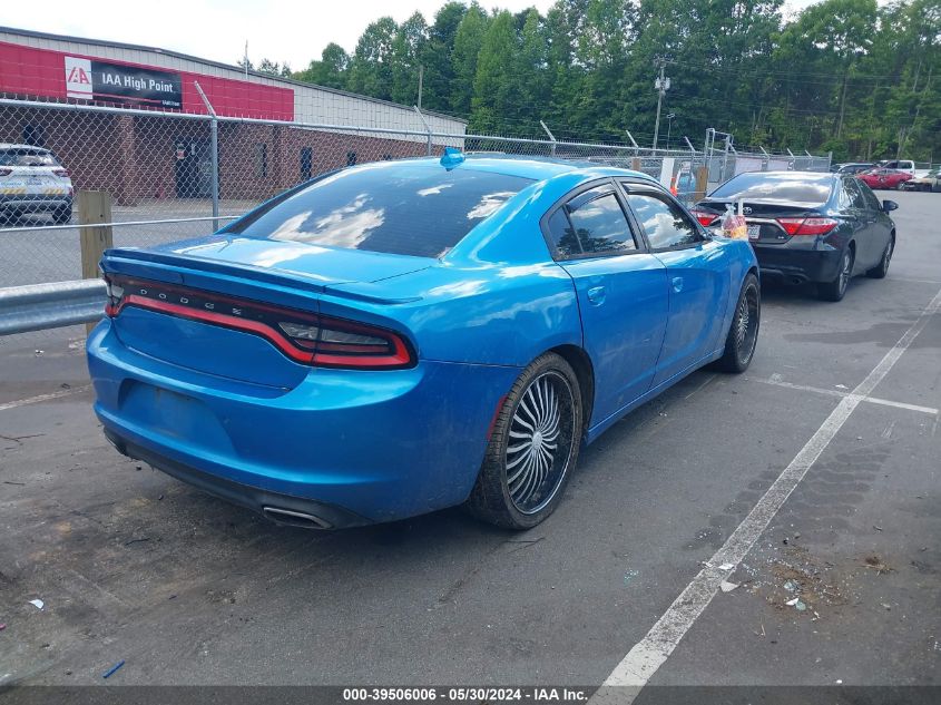 2015 Dodge Charger Sxt VIN: 2C3CDXHG2FH836946 Lot: 39506006