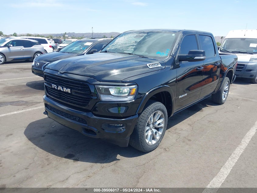 VIN 1C6SRFJT7LN301809 2020 RAM 1500 LARAMIE  4X4 "57" BOX