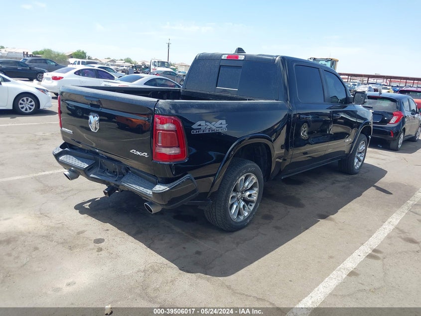 VIN 1C6SRFJT7LN301809 2020 RAM 1500 LARAMIE  4X4 "57" BOX