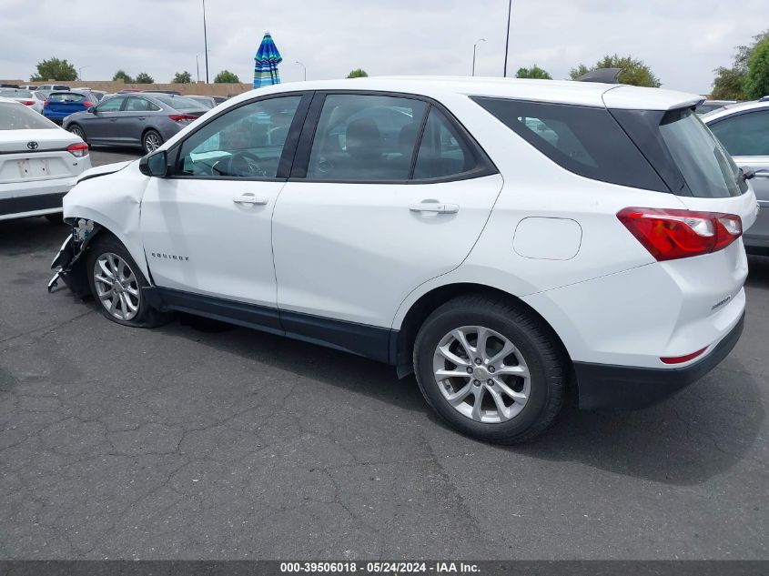 2019 Chevrolet Equinox Ls VIN: 3GNAXHEV7KS586038 Lot: 39506018