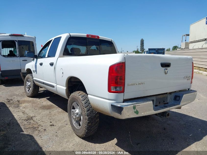 2006 Dodge Ram 3500 Slt/Trx4 Off Road/Sport VIN: 3D7LX38C76G244098 Lot: 39506028