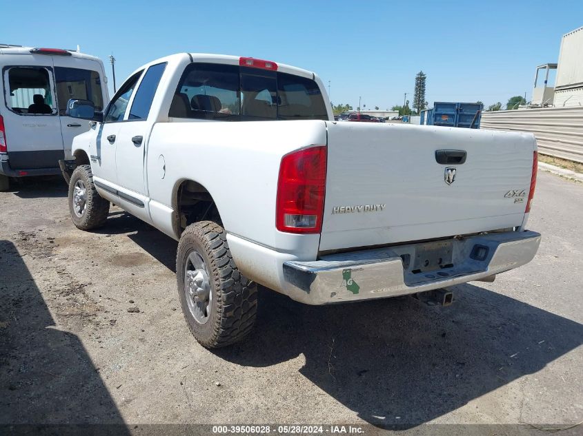 2006 Dodge Ram 3500 Slt/Trx4 Off Road/Sport VIN: 3D7LX38C76G244098 Lot: 39506028